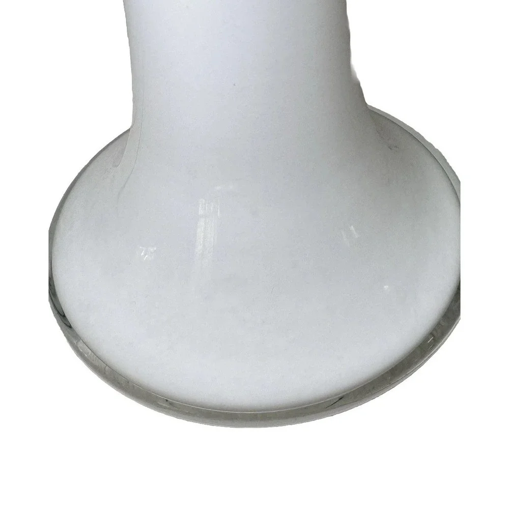 Black & White Vase‎ J. Sluczan, Orkusz, Glassworks Tarnowiec, Poland 1980s